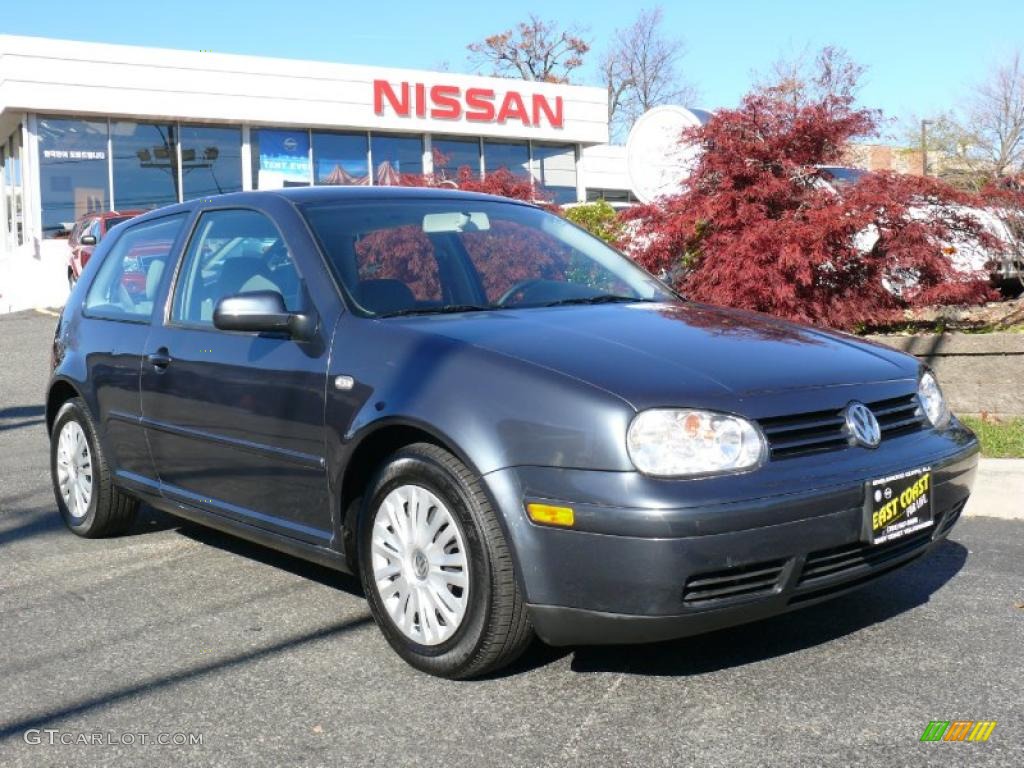 2005 Golf GL 2 Door - Blue Anthracite Metallic / Gray photo #1