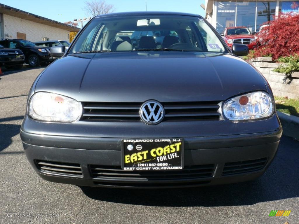 2005 Golf GL 2 Door - Blue Anthracite Metallic / Gray photo #2