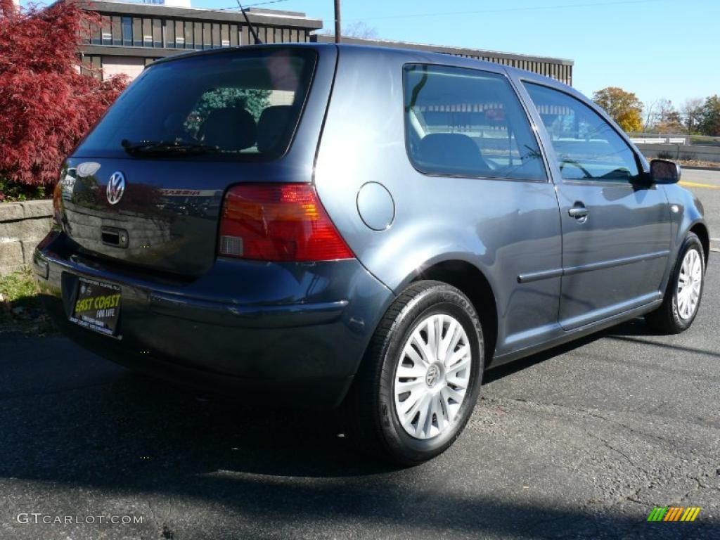 2005 Golf GL 2 Door - Blue Anthracite Metallic / Gray photo #3