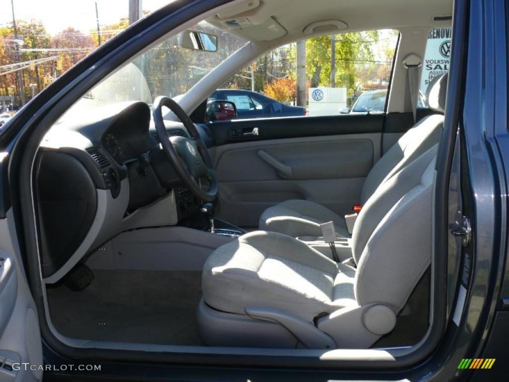 2005 Golf GL 2 Door - Blue Anthracite Metallic / Gray photo #7