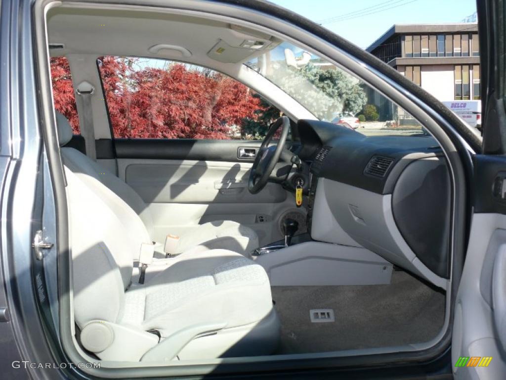 2005 Golf GL 2 Door - Blue Anthracite Metallic / Gray photo #8