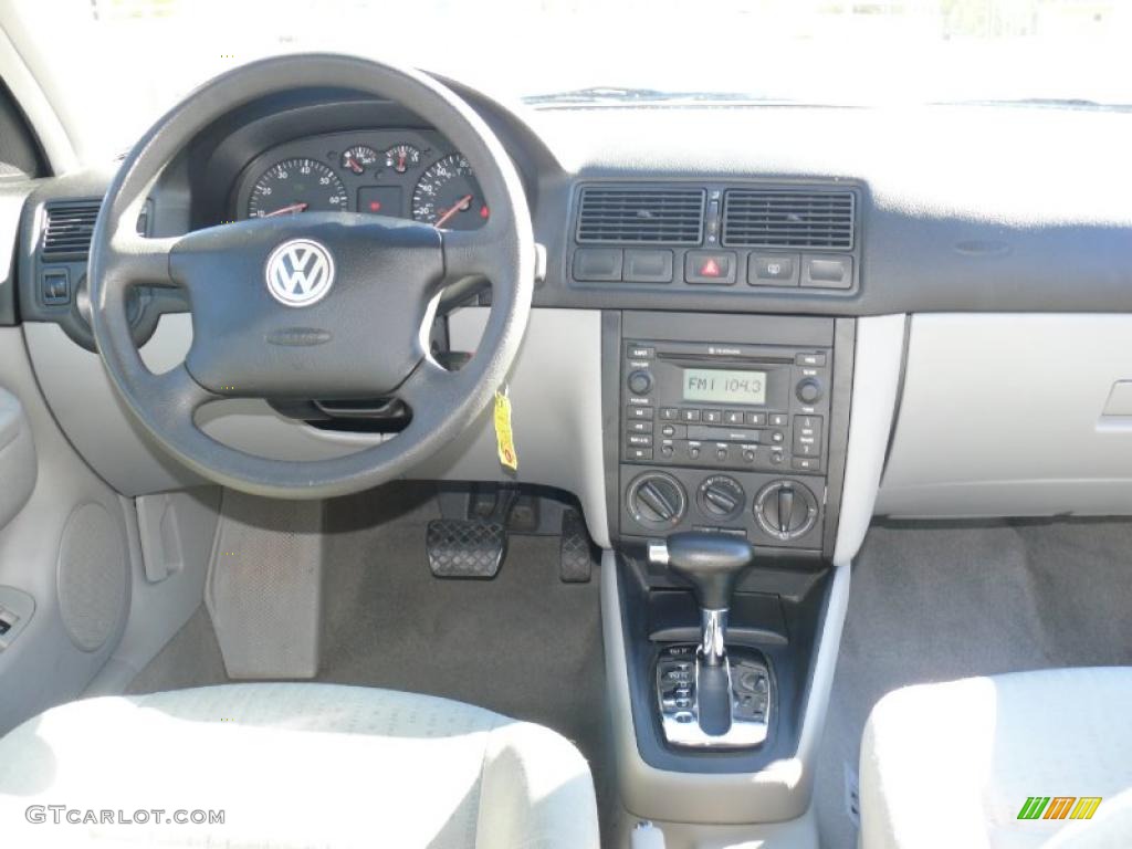 2005 Golf GL 2 Door - Blue Anthracite Metallic / Gray photo #9