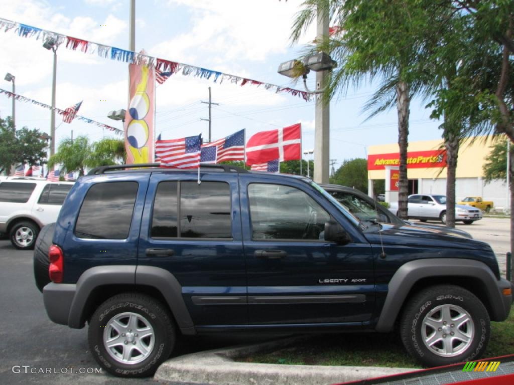 2003 Liberty Sport - Patriot Blue Pearl / Dark Slate Gray photo #1