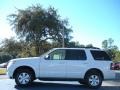 2010 White Suede Ford Explorer XLT  photo #2