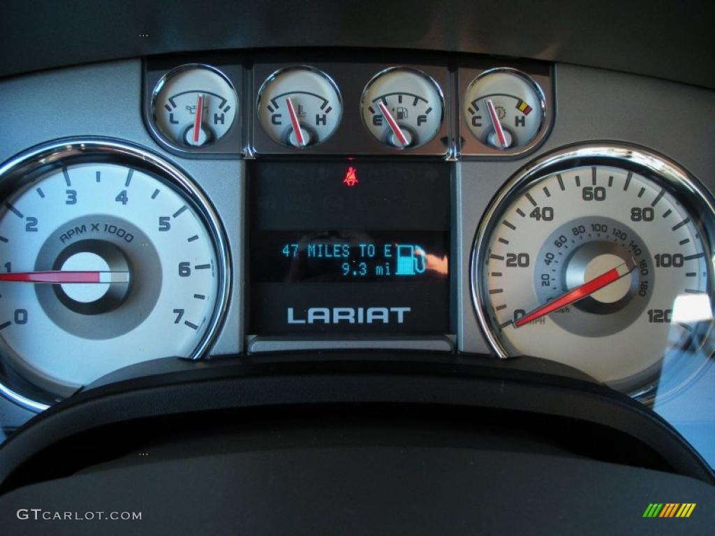 2010 F150 Lariat SuperCrew 4x4 - Red Candy Metallic / Tan photo #8