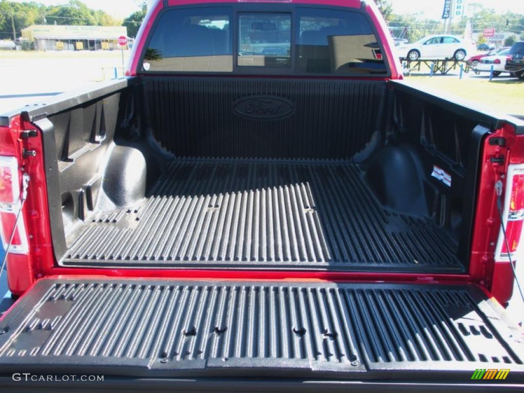 2010 F150 Lariat SuperCrew 4x4 - Red Candy Metallic / Tan photo #10