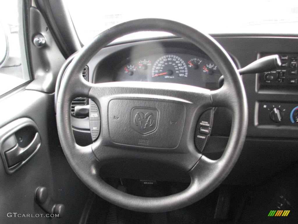 2003 Dodge Ram Van 3500 Extended Commercial Dark Slate Gray Steering Wheel Photo #39823694