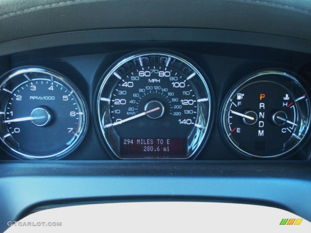 2011 Lincoln MKS FWD Gauges Photo #39823746