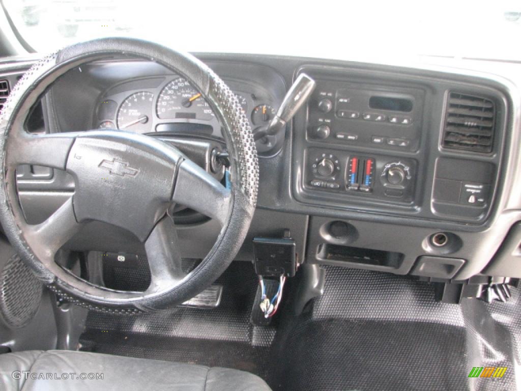 2003 Silverado 3500 Extended Cab - Summit White / Medium Gray photo #15