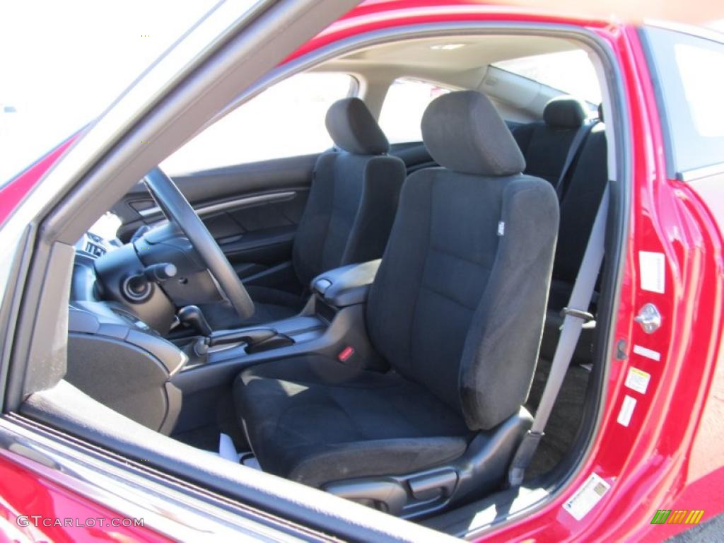 Black Interior 2010 Honda Accord EX Coupe Photo #39824674