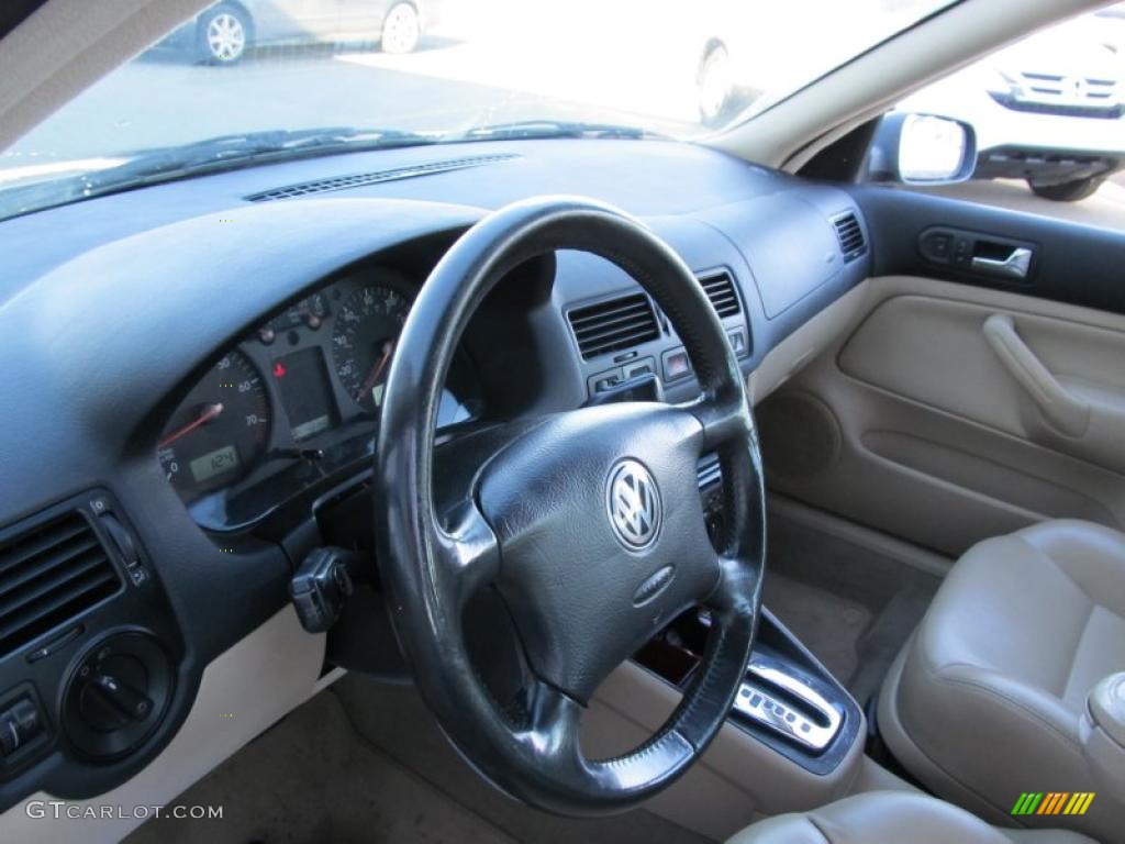 1999 Jetta GLS Sedan - Atlantic Blue Mica / Beige photo #8