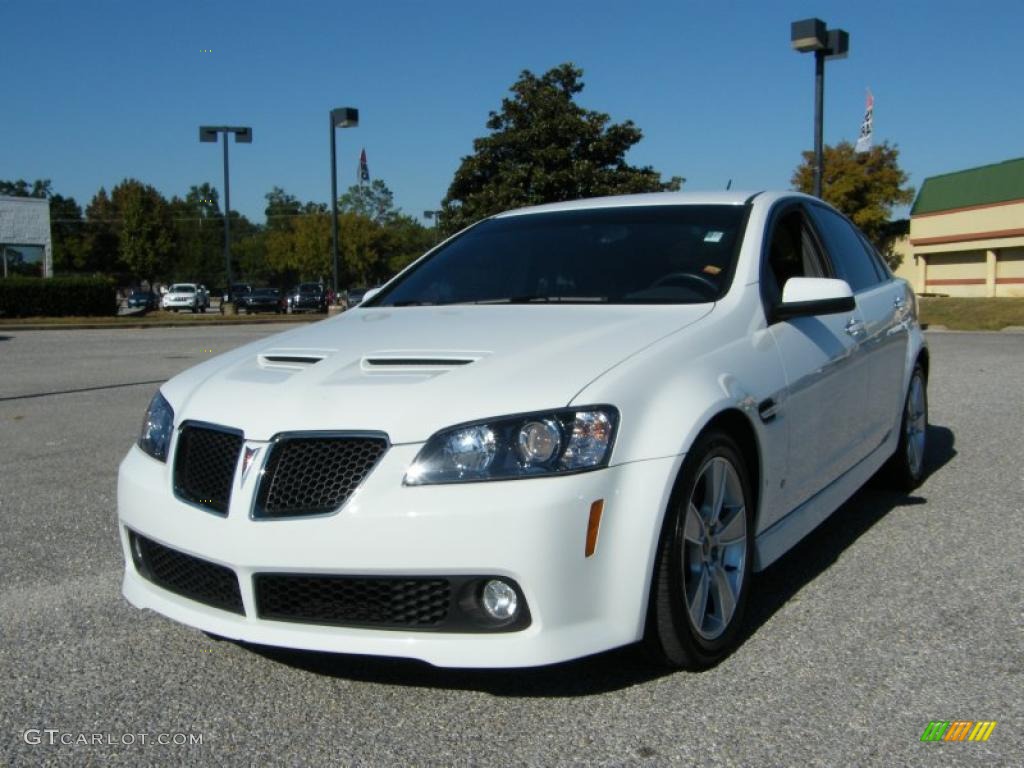 2008 G8 GT - White Hot / Onyx/Red photo #1