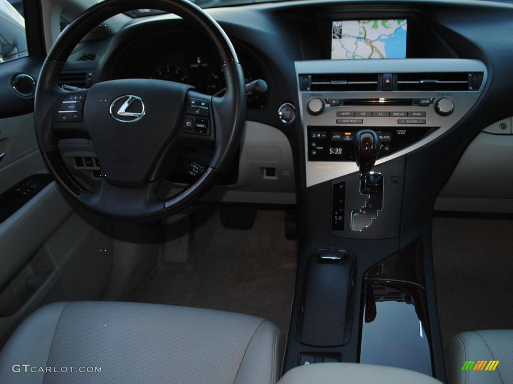 2010 RX 350 AWD - Cerulean Blue Metallic / Light Gray/Espresso Birds-Eye Maple photo #11