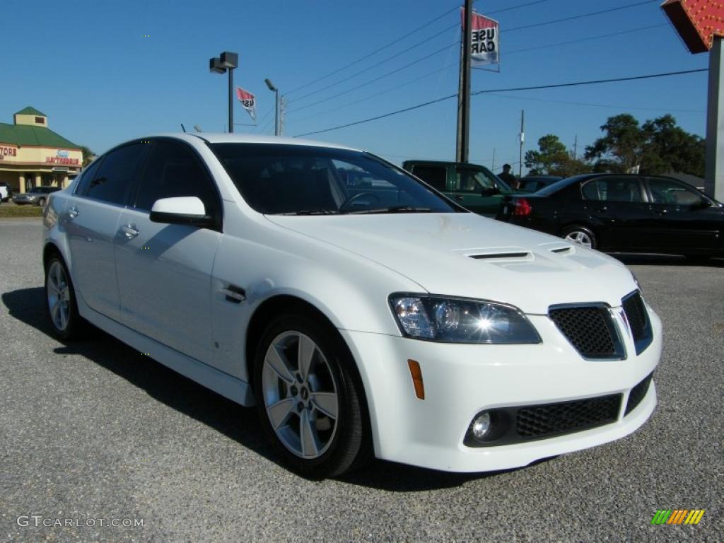 White Hot 2008 Pontiac G8 GT Exterior Photo #39827590