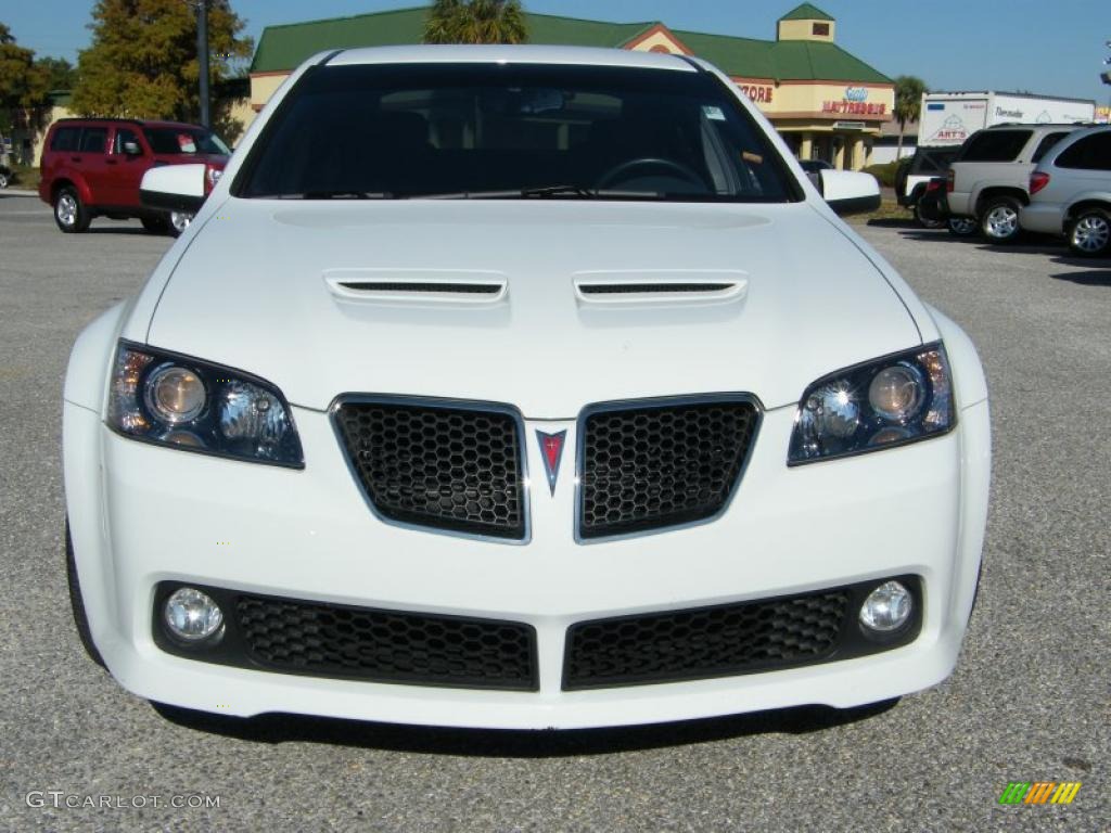 2008 G8 GT - White Hot / Onyx/Red photo #8