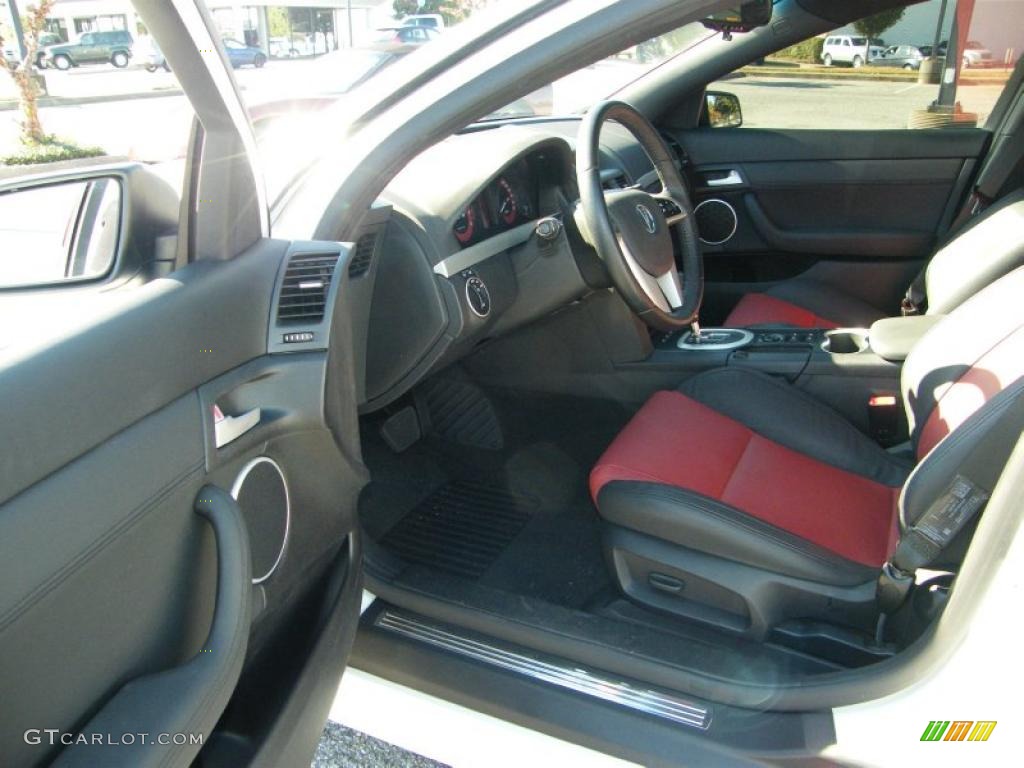 Onyx/Red Interior 2008 Pontiac G8 GT Photo #39827698