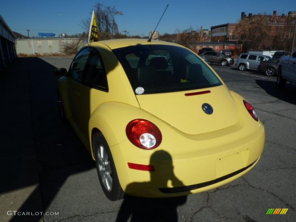 2009 New Beetle 2.5 Coupe - Sunflower Yellow / Black photo #8
