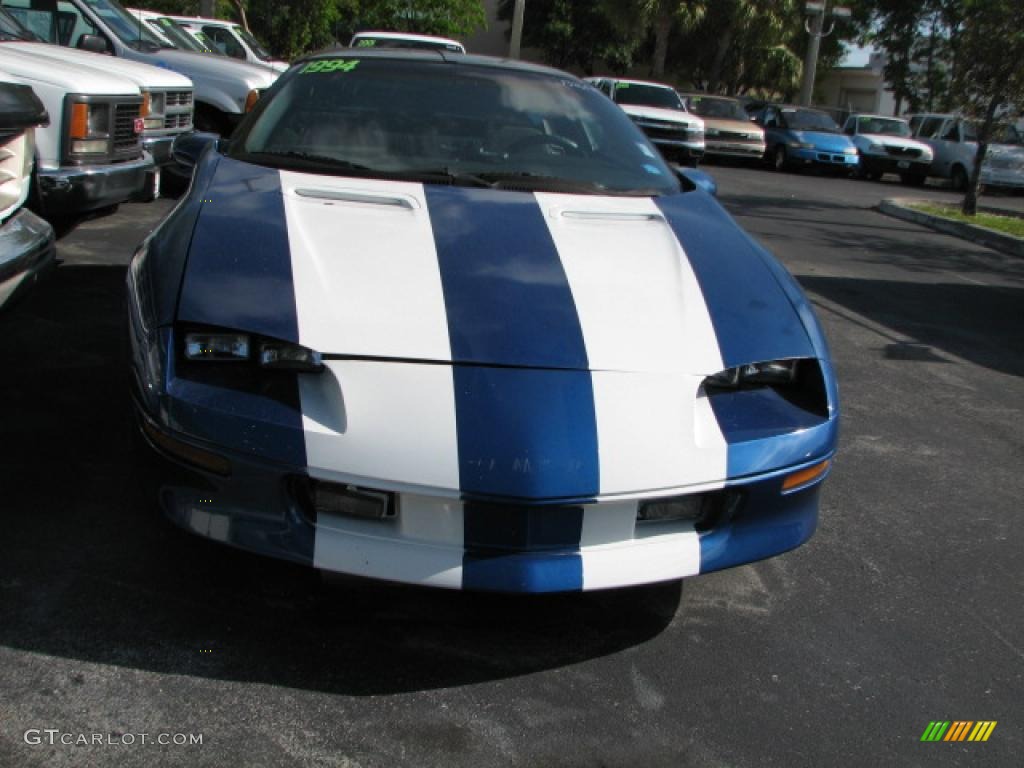 1994 Camaro Coupe - Medium Quasar Blue Metallic / Gray photo #3