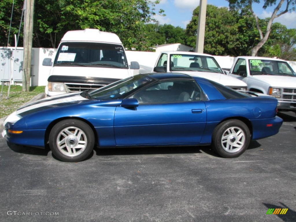 1994 Camaro Coupe - Medium Quasar Blue Metallic / Gray photo #6