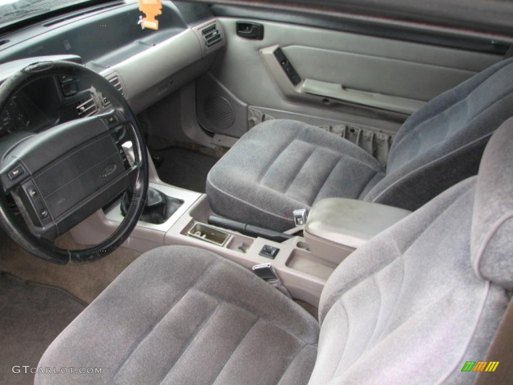 1992 Ford Mustang GT Coupe Interior Color Photos