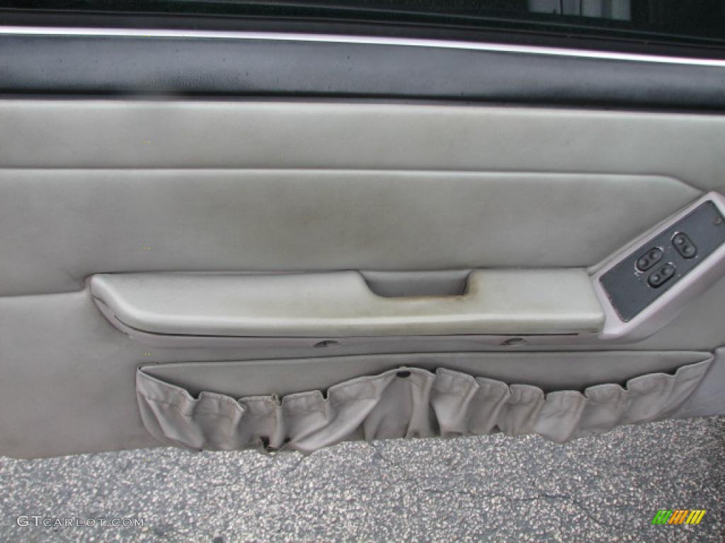 1992 Ford Mustang GT Coupe Titanium Grey Door Panel Photo #39830683