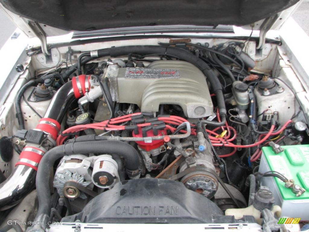 1992 Mustang GT Coupe - Oxford White / Titanium Grey photo #20