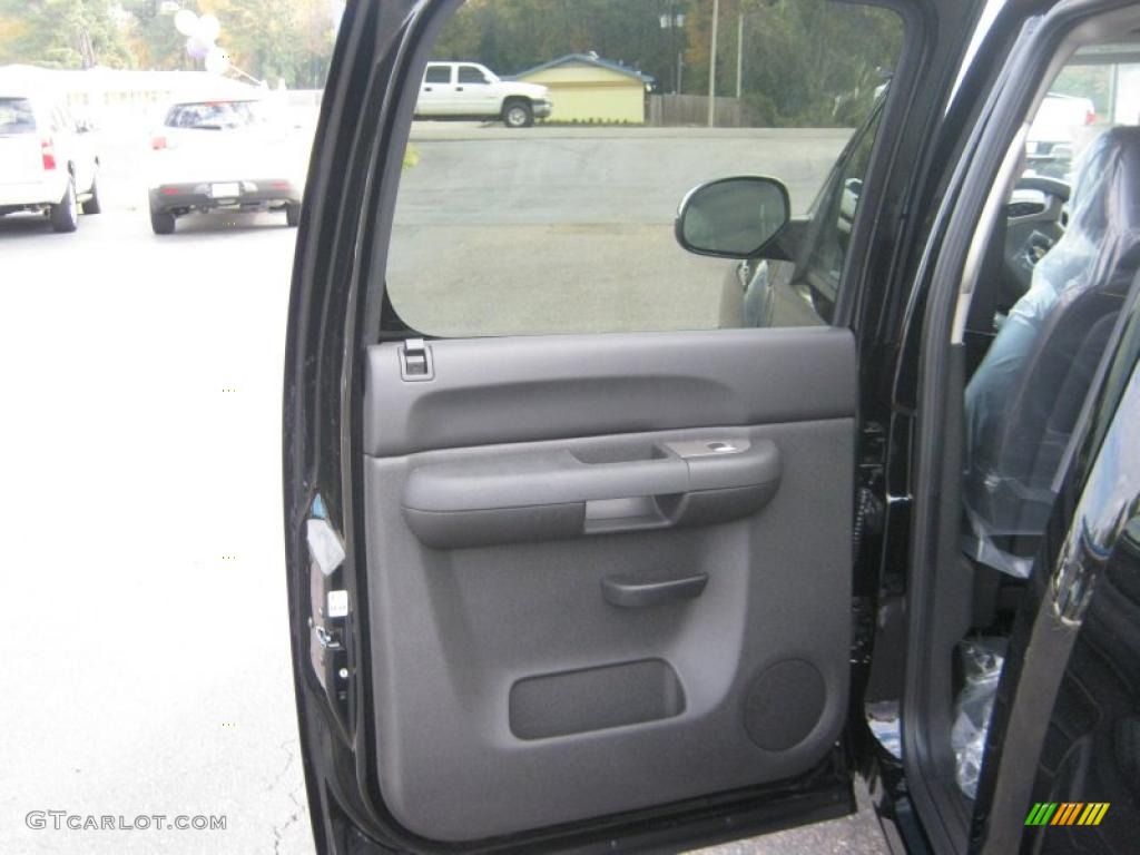 2011 Chevrolet Silverado 1500 LT Crew Cab Ebony Door Panel Photo #39830779