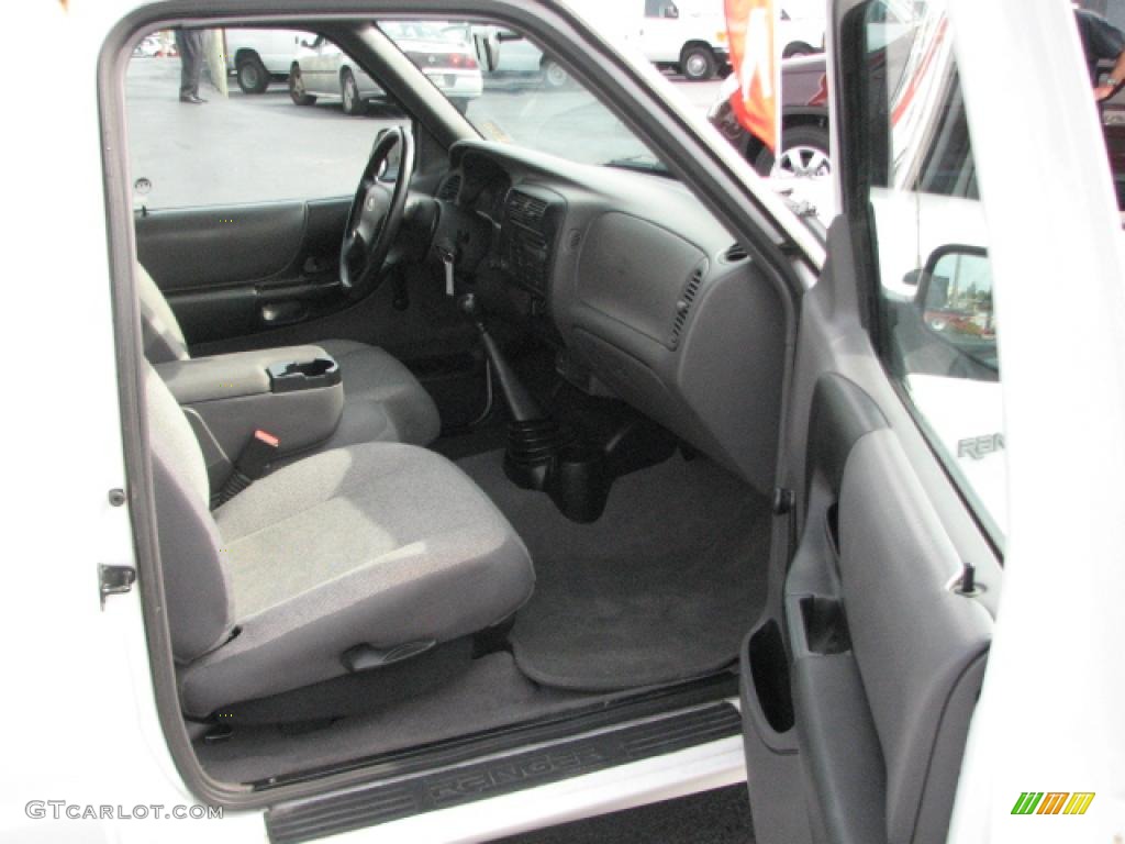Dark Graphite Interior 2002 Ford Ranger XL SuperCab Photo #39831207