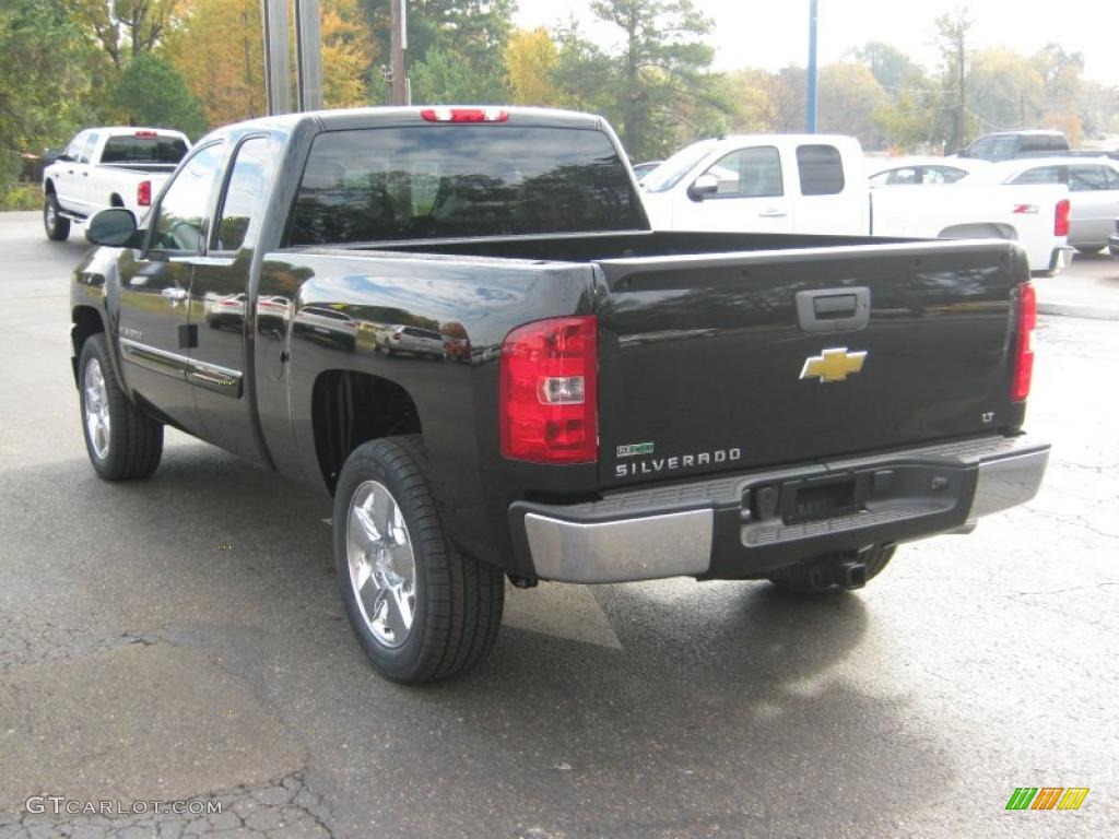 2011 Silverado 1500 LT Extended Cab - Black / Ebony photo #3