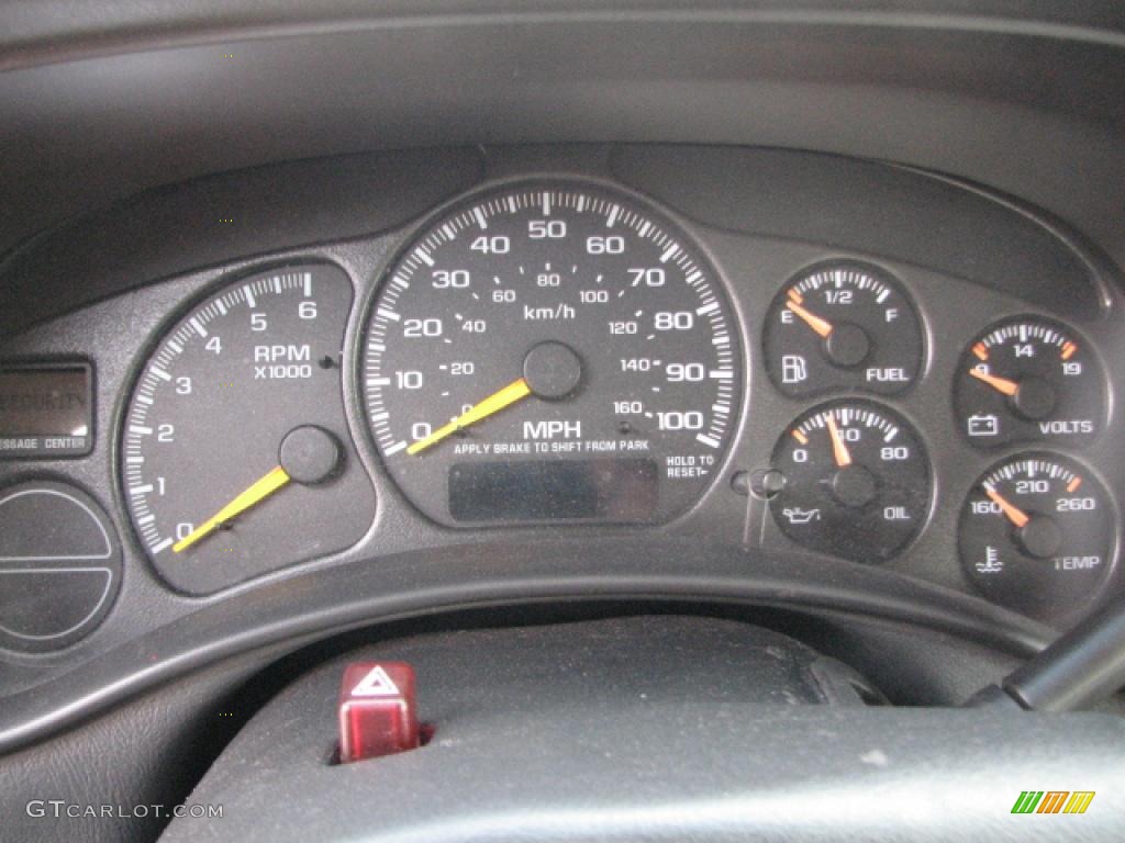 2001 Chevrolet Silverado 1500 LS Extended Cab Gauges Photo #39831951