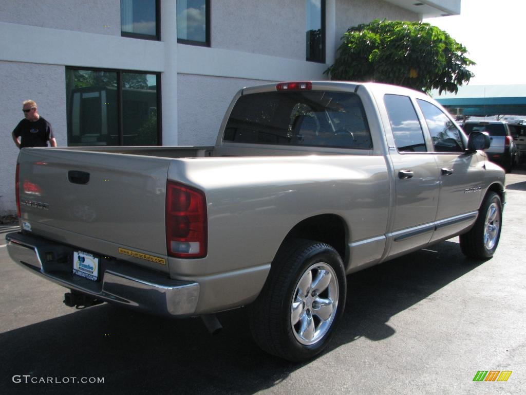 2002 Ram 1500 SLT Quad Cab - Light Almond Pearl / Dark Slate Gray photo #8