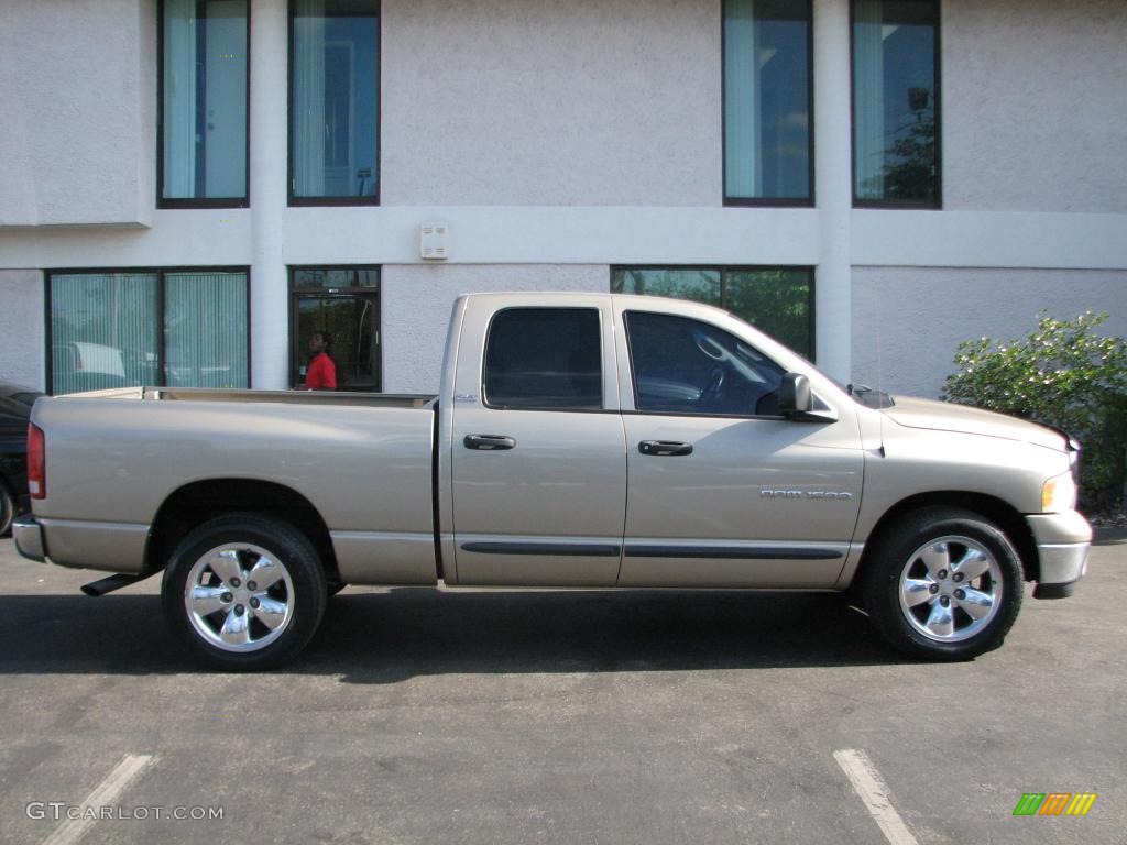 2002 Ram 1500 SLT Quad Cab - Light Almond Pearl / Dark Slate Gray photo #9