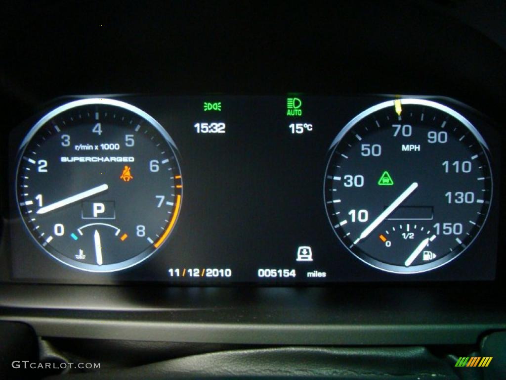 2010 Land Rover Range Rover Supercharged Autobiography Gauges Photo #39833934