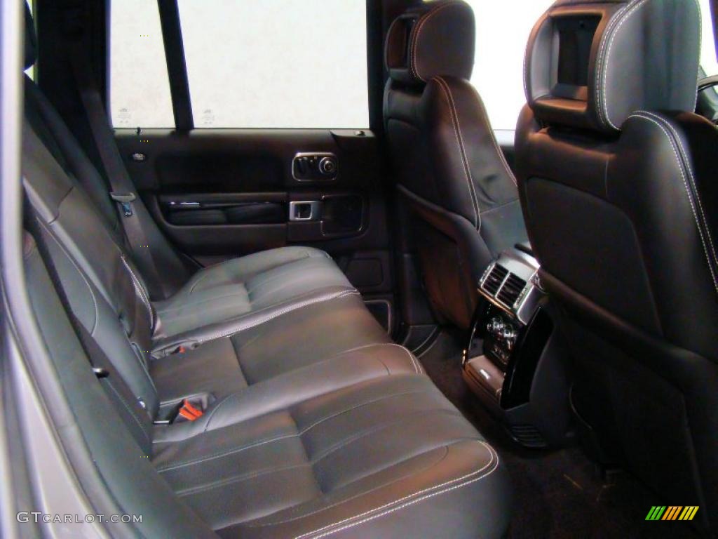 Jet Black/Ivory White Interior 2010 Land Rover Range Rover Supercharged Autobiography Photo #39833998