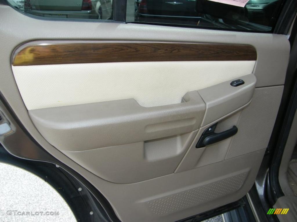 2005 Ford Explorer Eddie Bauer Medium Parchment Door Panel Photo #39834490