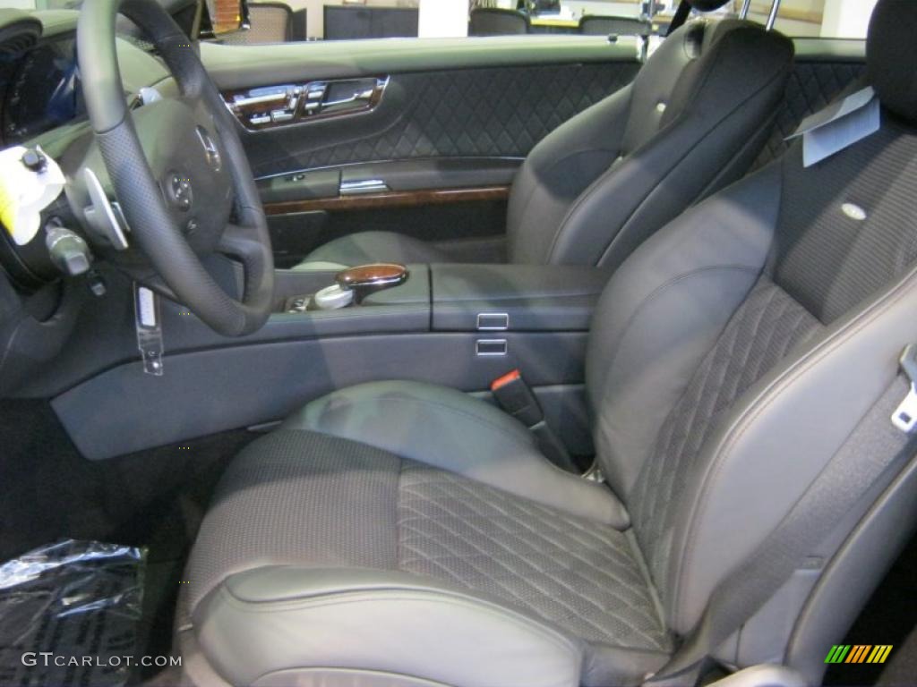 Charcoal Interior 2010 Mercedes-Benz CL 65 AMG Photo #39834594