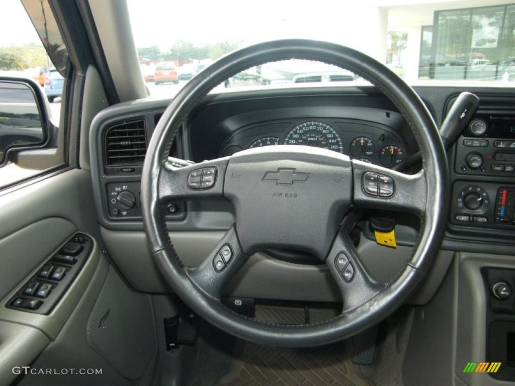 2005 Chevrolet Suburban 1500 LT Tan/Neutral Steering Wheel Photo #39834794