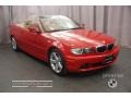 2006 Electric Red BMW 3 Series 325i Convertible  photo #7
