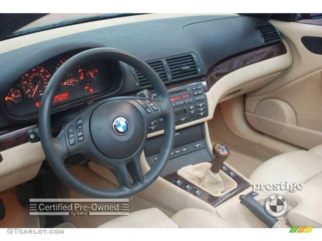 2006 3 Series 325i Convertible - Electric Red / Beige photo #14