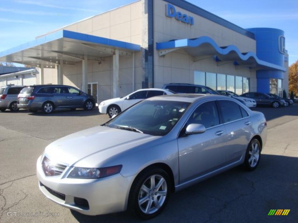 2005 TSX Sedan - Satin Silver Metallic / Ebony photo #1