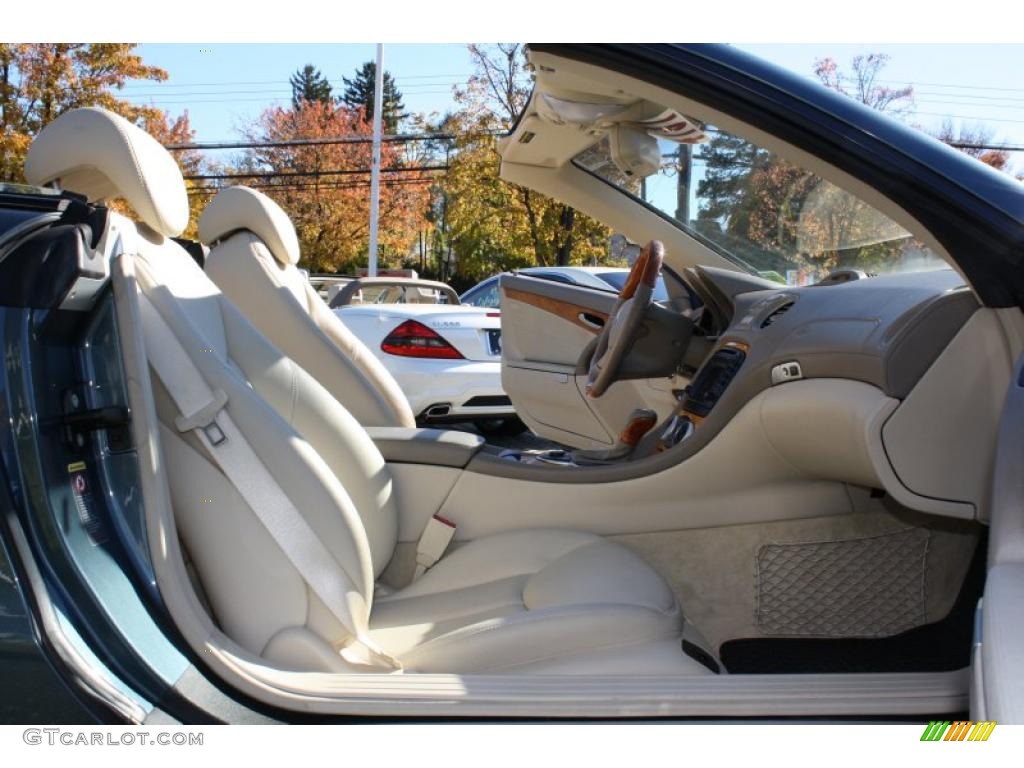 Stone Interior 2004 Mercedes-Benz SL 500 Roadster Photo #39836962