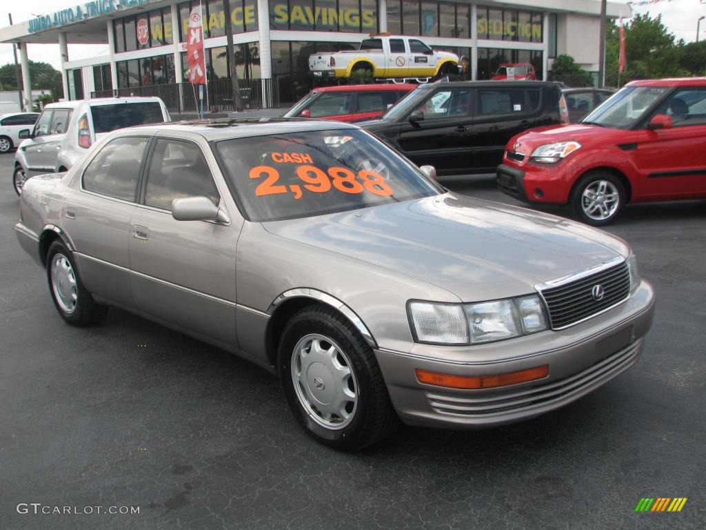 1994 LS 400 - Gold / Dark Gray photo #1