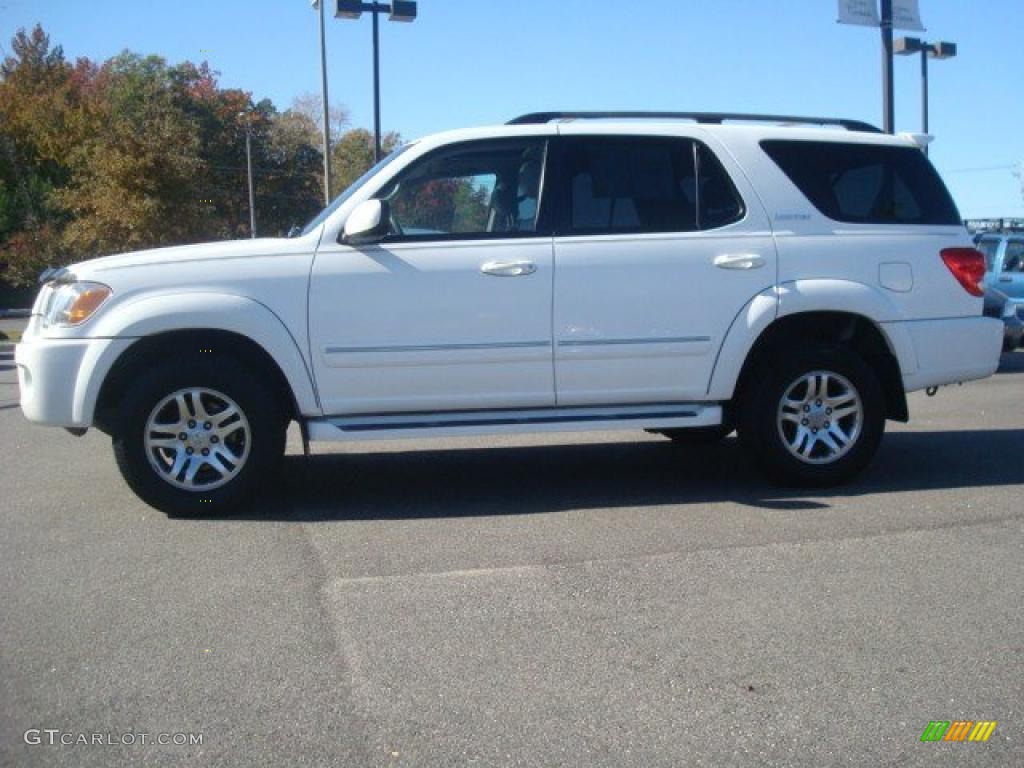 2006 Sequoia Limited 4WD - Natural White / Taupe photo #3