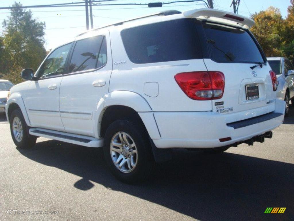 2006 Sequoia Limited 4WD - Natural White / Taupe photo #4