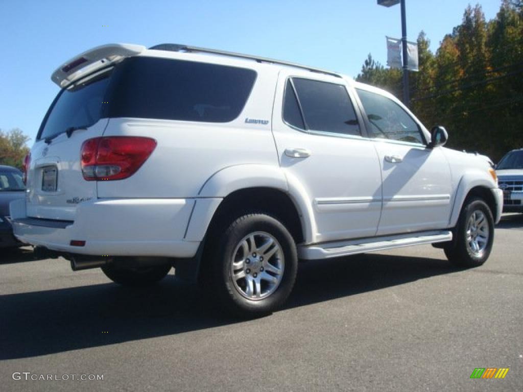 2006 Sequoia Limited 4WD - Natural White / Taupe photo #6