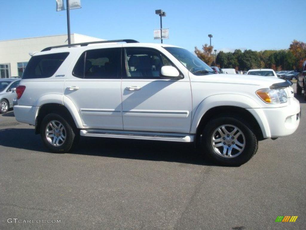 2006 Sequoia Limited 4WD - Natural White / Taupe photo #7