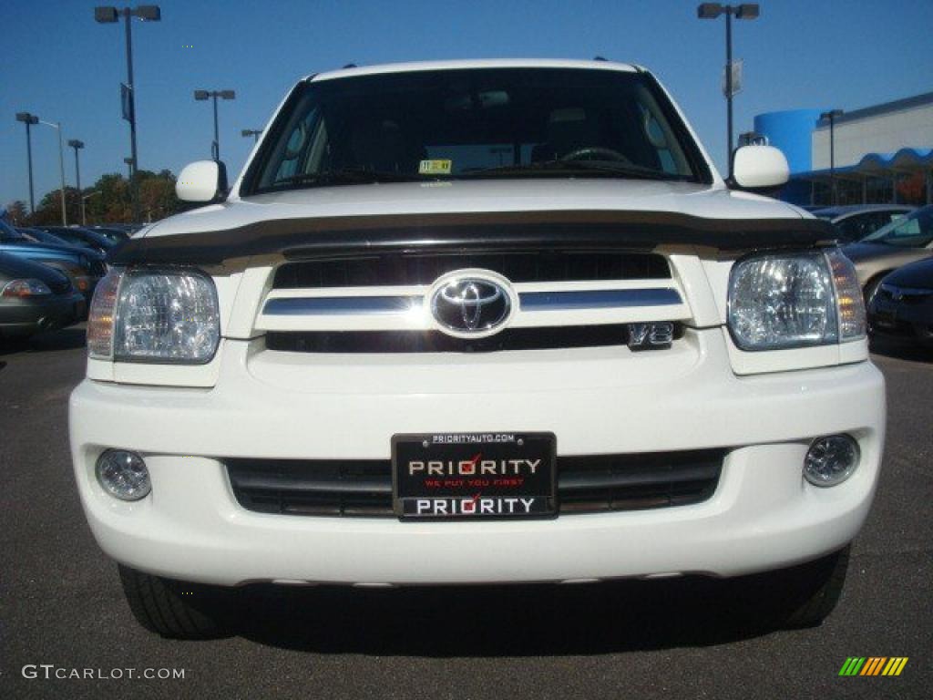 2006 Sequoia Limited 4WD - Natural White / Taupe photo #9