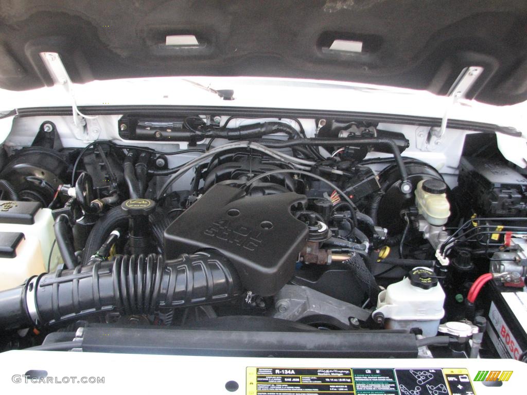 2004 Ford Ranger XL Regular Cab 4.0 Liter SOHC 12-Valve V6 Engine Photo #39839041