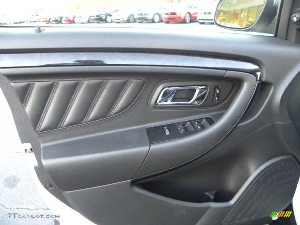 2011 Ford Taurus Limited Charcoal Black Door Panel Photo #39842457