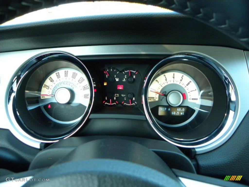 2011 Mustang GT Premium Coupe - Sterling Gray Metallic / Saddle photo #13